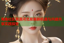 海角社区资源河北发展新机遇与共建共享实践探索