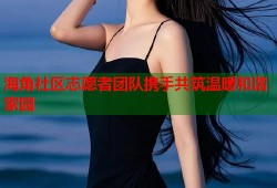 海角社区志愿者团队携手共筑温暖和谐家园