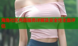 海角社区充值服务详解及安全性全面评估