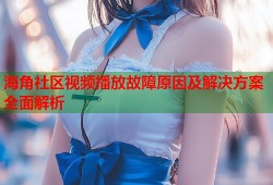 海角社区视频播放故障原因及解决方案全面解析