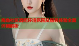 海角社区酒吧环境氛围及服务体验全面评测解析