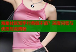 海角社区知乎付费值不值？深度问答与优质互动揭秘