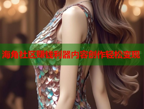 海角社区赚钱利器内容创作轻松变现